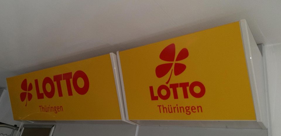 Zwei Lotto Leuchtkästen inkl Leuchtmittel in Unterwellenborn