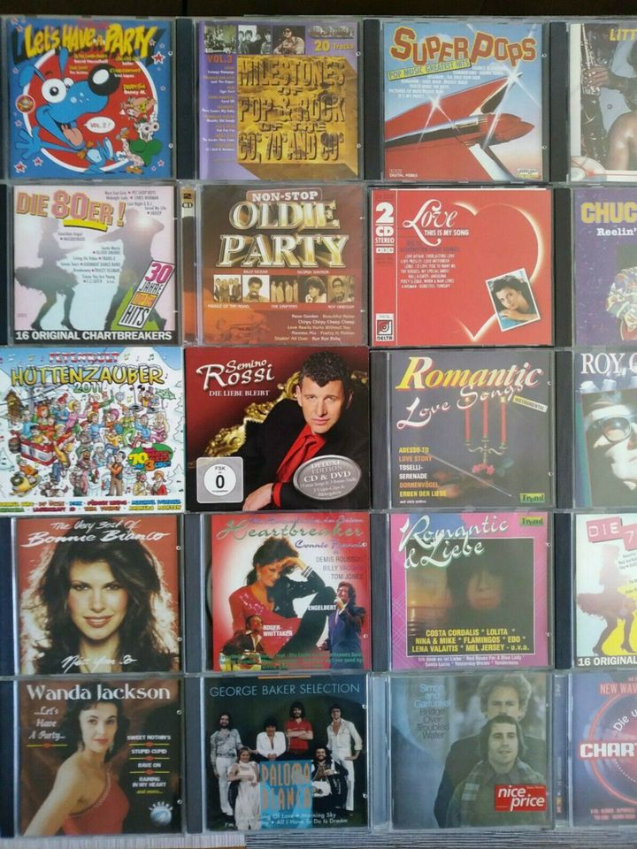 Musik auf CDs der 70er / 80er / 90er Jahre bis heute in Halle