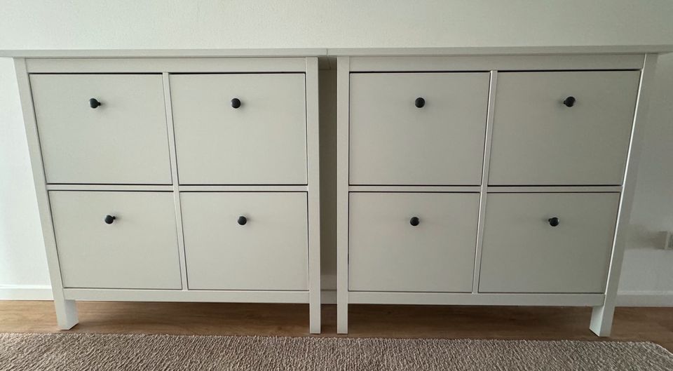 2 Ikea HEMNES Schuhregale - weiß, wie neu. in Hochheim am Main