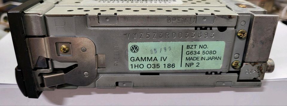 VW Gamma 4 Radio Autoradio Golf Polo Passat T4 Vento Jetta Oldtim in Weiden (Oberpfalz)