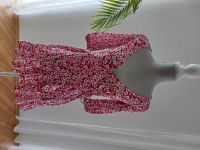 rotes Blümchen Wickelkleid von Bershka Gr.XS Baden-Württemberg - Wehingen Vorschau