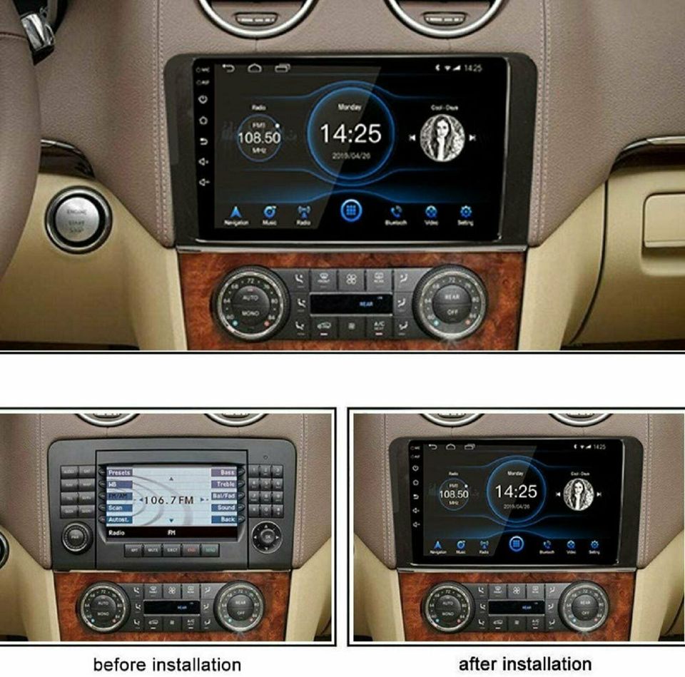 9 Zoll Android 13 Autoradio GPS  für Mercedes Benz  W164 GL320 GL320 ML350 X164 in Dortmund