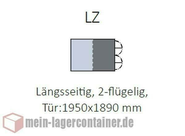 3x6m Lagerhalle 18m2 Stahlhalle Reifenlager Schnellbauhalle Lager in Staffelde