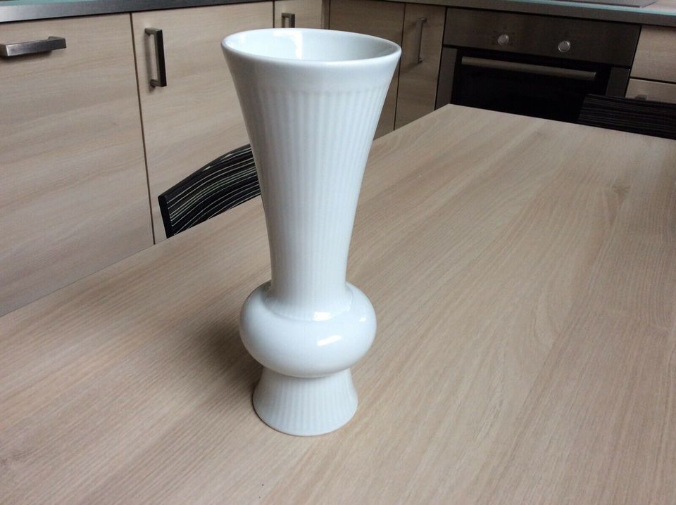 Vase/Blumenvase Porzellan Waldsassen weiß skandi Nordic vintage in Gelsenkirchen