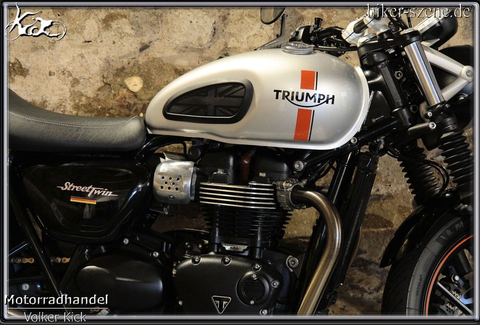 Street Twin 900 - Triumph Motorrad - guter Zustand in Naunheim Maifeld