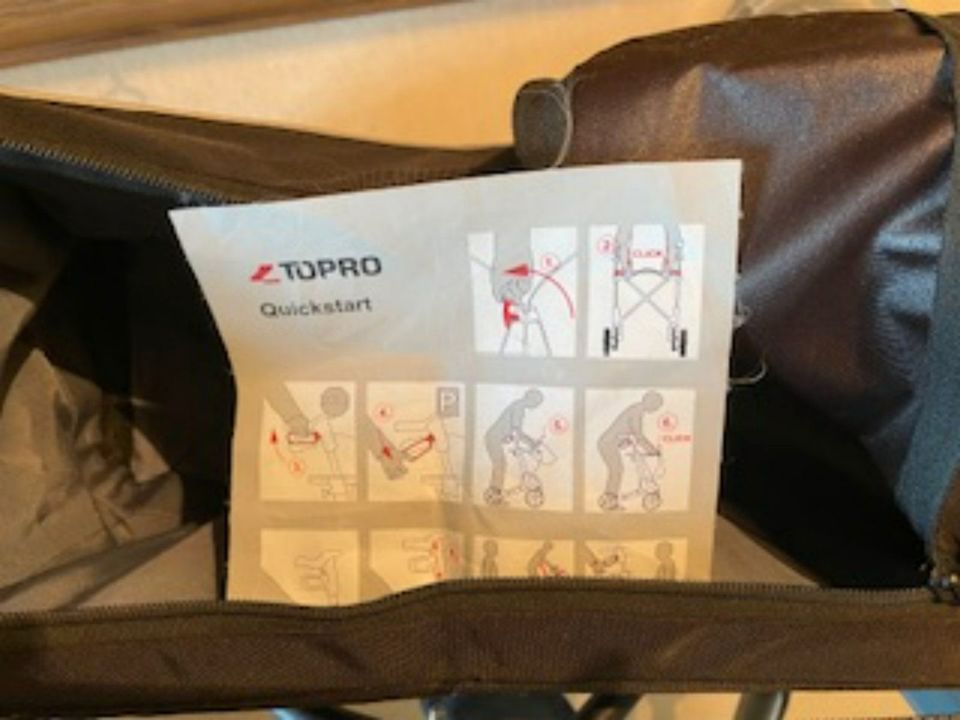 Outdoor Rollator Topro Olympos mit Tasche zu verkaufen in Laboe