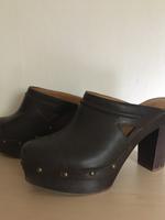 Schuh Cloggs braun Marc‘o Polo Schlappen Absatz Niedersachsen - Obernkirchen Vorschau