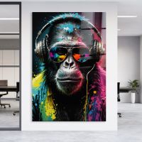 GORILLA POP ART WANDBILD KUNSTDRUCK LEINWAND, ACRYLGLAS, POSTER Stuttgart - Stuttgart-Ost Vorschau