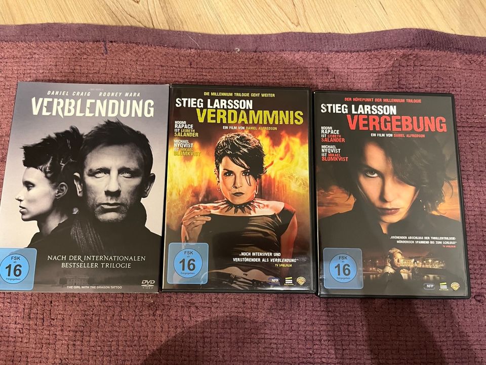 DVDs Verblendung Verdammnis Vergebung Stieg Larsson Daniel Craig in Weimar