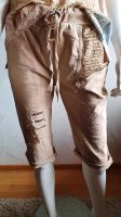 Neu Italy Joggpants, Shorts Gr. 38 40 in beige, Rose, Pailletten Baden-Württemberg - Amstetten Vorschau