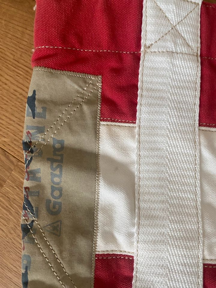 Gaastra Tasche Stofftasche rot, weiß  - Top Zustand! in Achim
