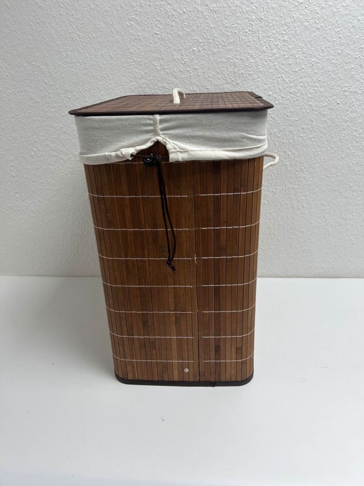 Wäschekorb Wäschebox Bambuskorb H50xL40xT28cm. in Überlingen