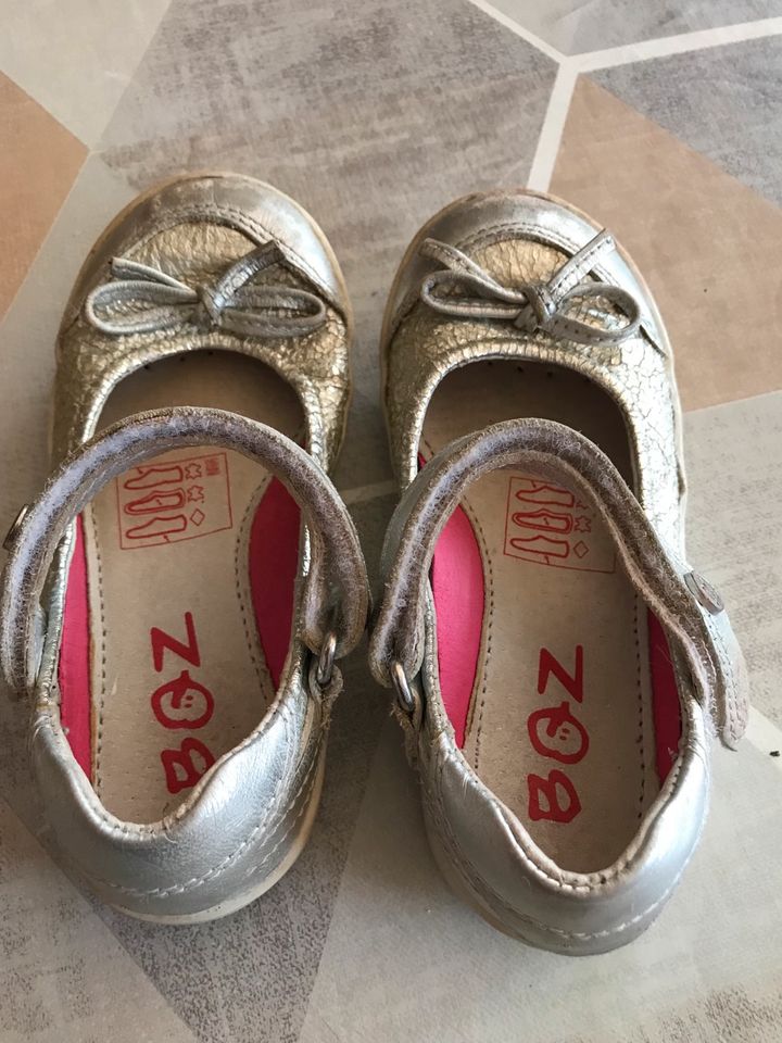 Ballerina gr. 25 Schuhe Mädchen Sommer Silber BQZ in Achern