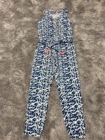 Mädchen Jumpsuit Gr 164 blau weiß Niedersachsen - Osnabrück Vorschau