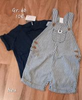 Latzhose. Set. Mit Shirt. Neu. Gr. 62 Nordrhein-Westfalen - Dinslaken Vorschau