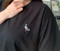 T-Shirt schwarz Taube Pigeon Dove Niedersachsen - Soltau Vorschau