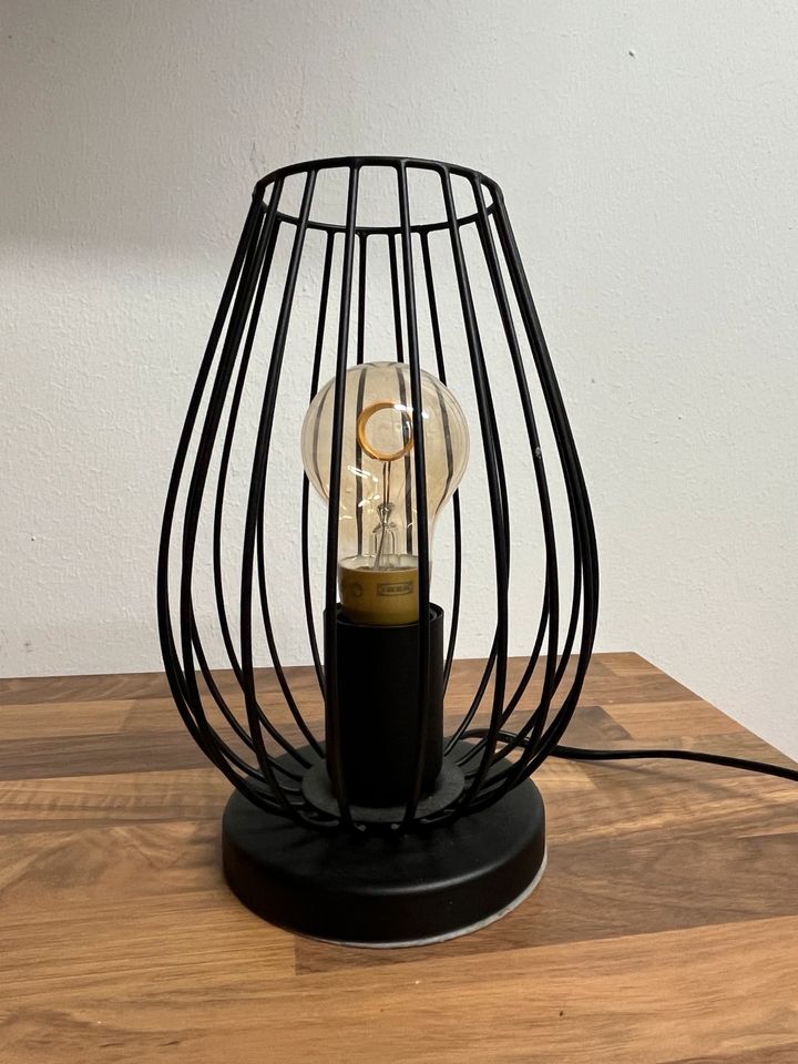 Tischlampe Metall schwarz in Köln