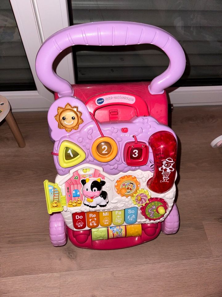 VTech Spiel- und Lauflernwagen pink in Nürnberg (Mittelfr)