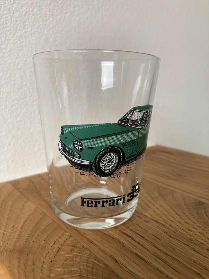 Glas Ferrari 330 gt Oldtimer Sammelglas in Irmtraut