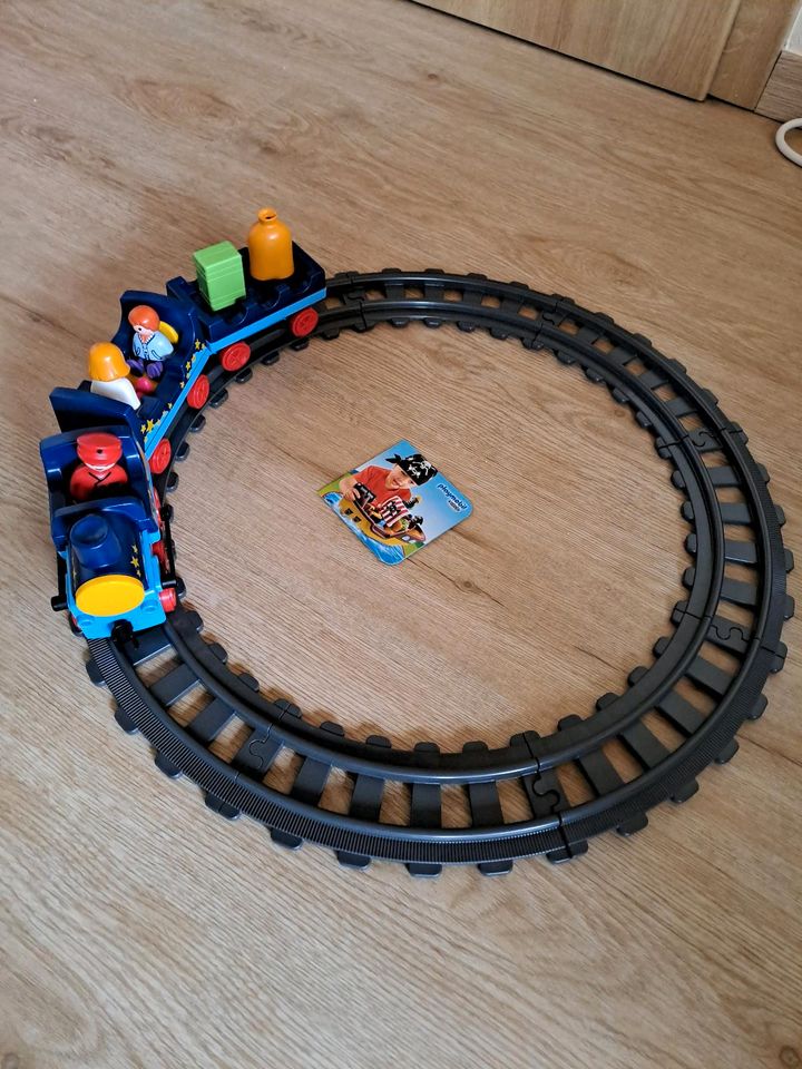 Playmobil Schienen Zug Lokomotive wie neu in Speicher