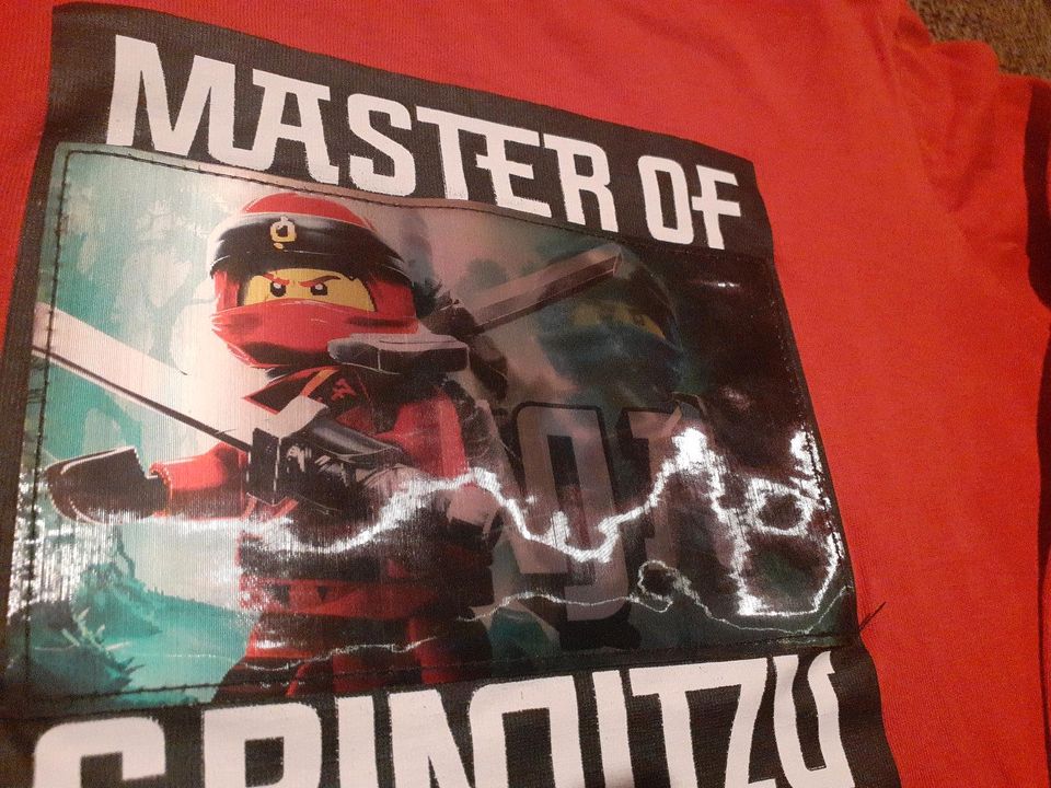 T-Shirt - Gr.116 - Lego Ninjago - rot - guter Zustand in St. Kilian