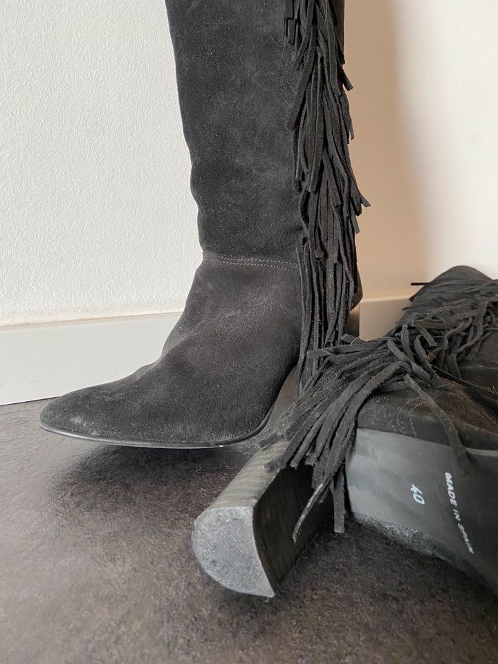 Valerie Perrini Wildleder Stiefel 40 wie neu in Simmern