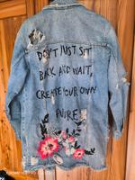 Jeansjacke (lang), Oversize, mit Aufdruck Hessen - Haunetal Vorschau