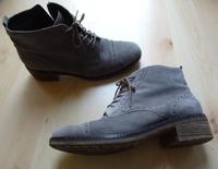 Stiefelette Wildleder grau/taupe v. Gabor Größe 6 (39) Budapester Hessen - Schotten Vorschau