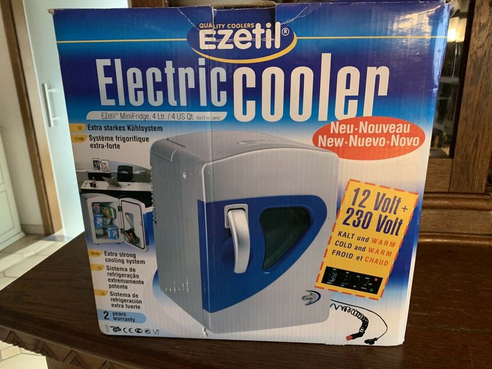 Electric-Cooler-Mini-Kühlschrank-Marke EZetil- im Original karton in Berg