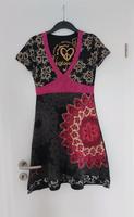Desigual Damen Kleid Baumwolle S M 36 38 streatch schwarz pink Niedersachsen - Walsrode Vorschau