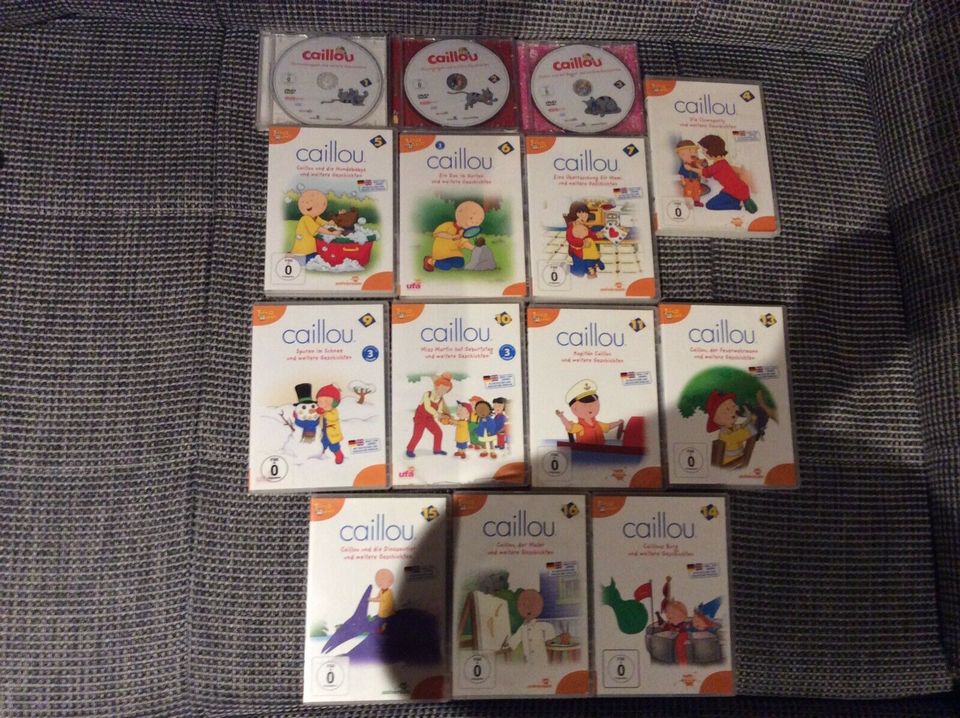 14 DVD Kinder Caillou in Augsburg