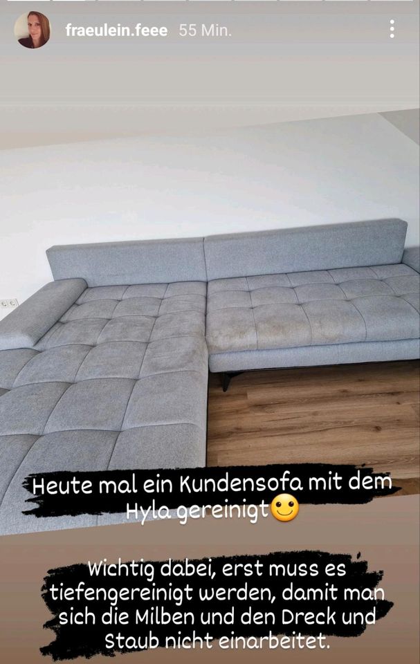 Wohnlandschaft/Couch XXL hellgrau in Löwenstein