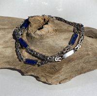 Königsarmband mit Lapislazuli * 14 K Weißgold * 41,2 g * 21 cm Nordrhein-Westfalen - Dinslaken Vorschau