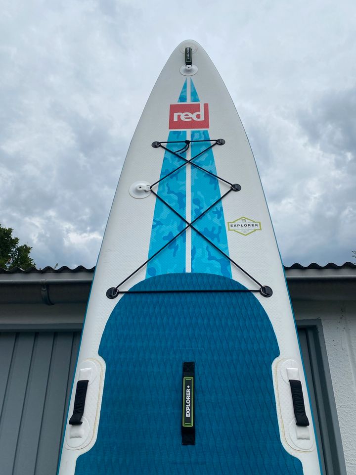 SUP Board aufblasbar Red Paddle Explorer 13.2 inkl Mistral Paddel in Schwetzingen