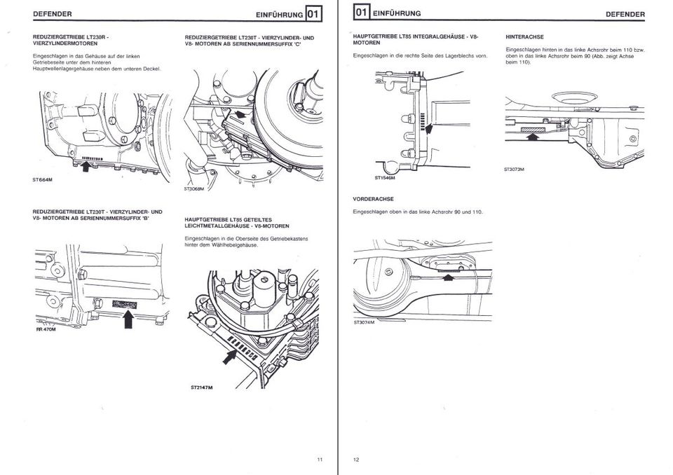 LandRover DEFENDER Handbuch Instandsetzung Teil I 90/110 Army in Wildau