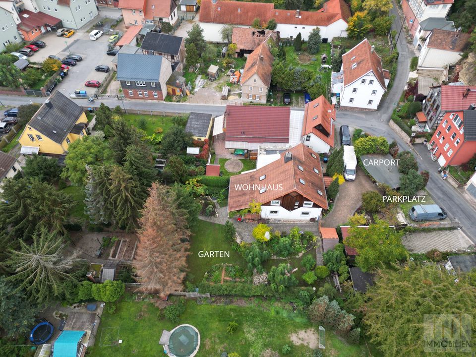 Extravagantes Wohnhaus für Liebhaber des Besonderen | Geeignet für große Familien und Gewerbe | Reizvoller Garten | Parkplätze | Ruhige Lage! in Rudolstadt