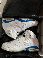 Nike Air Jordan 6 VI Retro `Sport Blue`eu42 getragen Baden-Württemberg - Altbach Vorschau