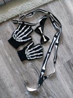 Skelett Handschuhe Hosenträger und Schleife Sachsen-Anhalt - Gommern Vorschau
