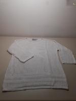 Sommer-Pulli / Häckel-Pulli - weiß - Gr. 40/42 Bayern - Mettenheim Vorschau