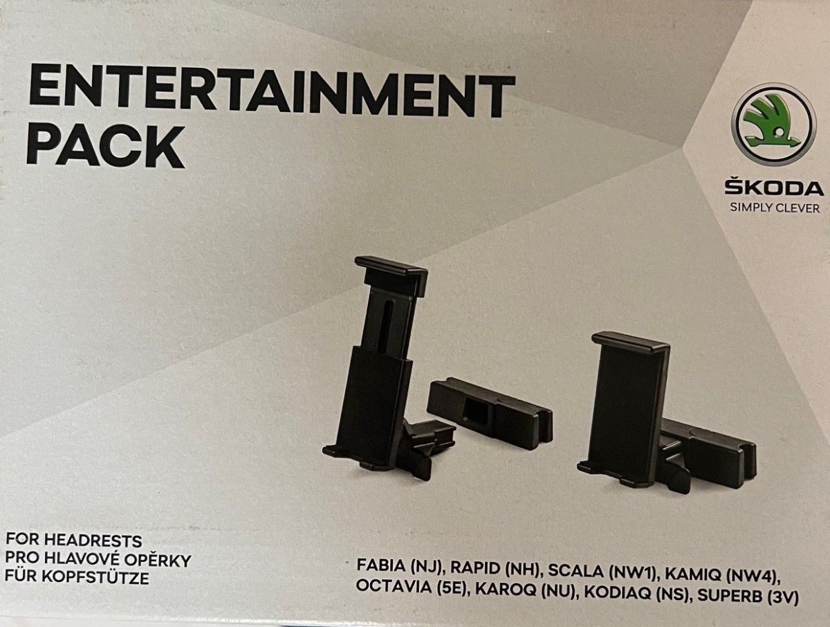 SKODA Smart Holder-Entertainment-Paket Neu *Borgmann*