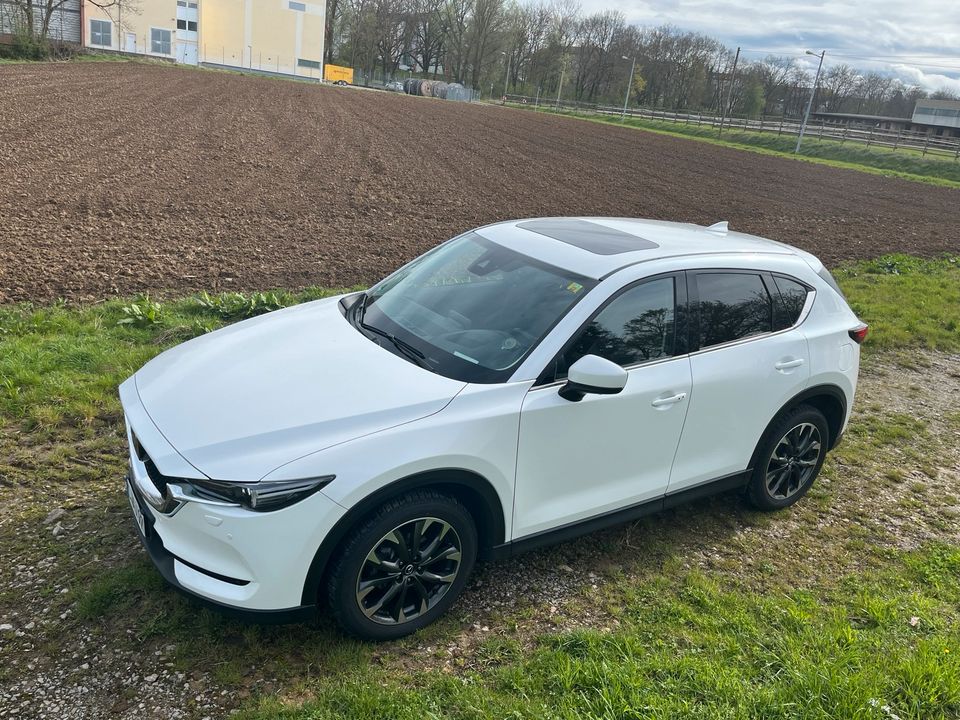 ✔️Mazda CX-5 2.5 AWD TÜV NEU Vollausstattung weiß Leder in Stuttgart