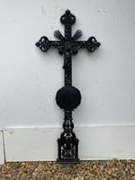 Kreuz Jesus Kruzifix antik ca. 140 Jahre alt Gußeisen Nordrhein-Westfalen - Neuenkirchen Vorschau