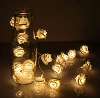 Licht Rose Lampe Blumen LED Deko Kette leuchten Geschenk Hochzeit Nürnberg (Mittelfr) - Schweinau Vorschau