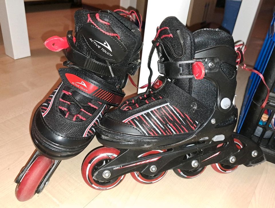 Inliner rollerblades inline skates rot schwarz grösse 29-33 in Hamburg