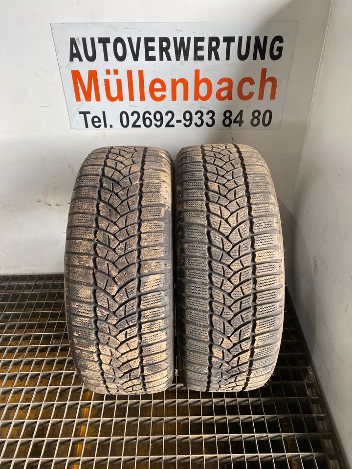 2x FIRESTONE 205 55 R16 T | M+S Winterreifen | DOT 2018 | 6mm in Müllenbach (bei Adenau)