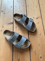 Birkenstock Arizona metallic silber Sandale Gr. 37 / 240 Hamburg-Mitte - Hamburg Hamm Vorschau