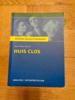 Königs Erläuterungen Huis Clos Geschlossene Gesellschaft Herzogtum Lauenburg - Büchen Vorschau