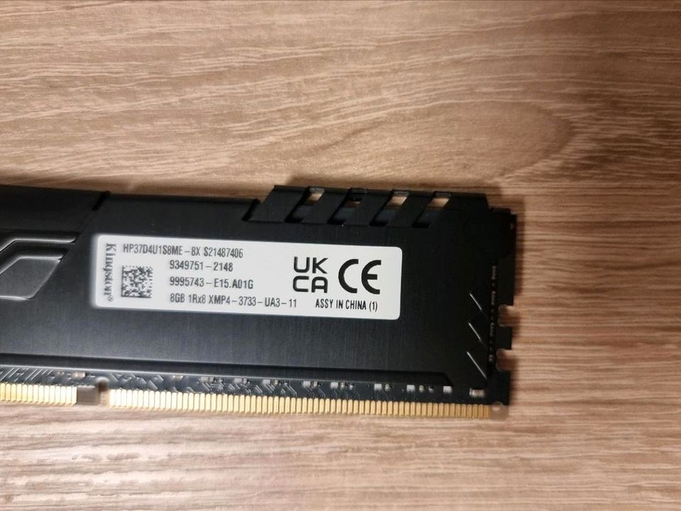 Arbeitsspeicher HyperX Fury 2x8 GB 3733 Mhz DDR4 RAM in Leipzig