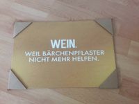 Deko Schild Wein Bärchenpflaster lustig Bayern - Parsberg Vorschau