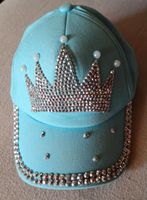 Schildkappe Baseballcap Schirmmütze Mädchen Glitzersteine Krone Baden-Württemberg - Bruchsal Vorschau